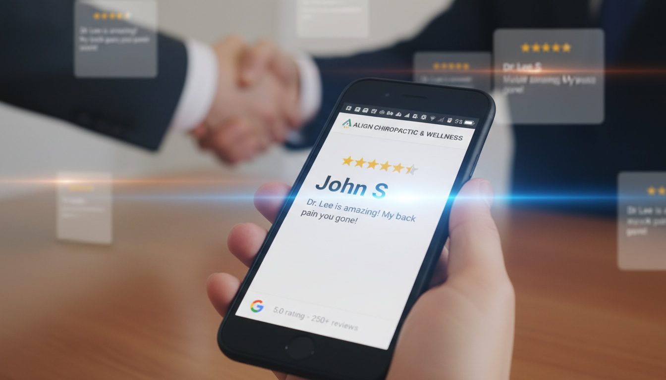 five star google reviews for chiropractic practice