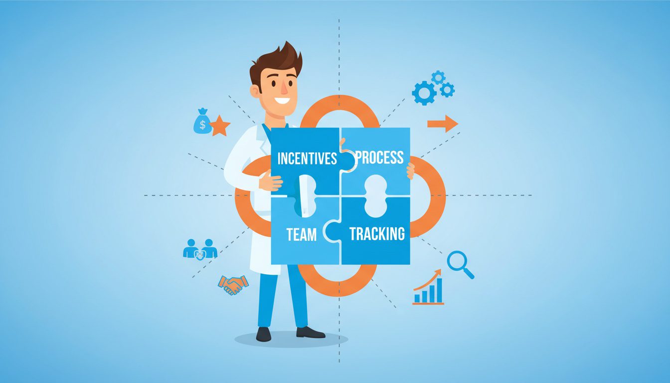 four essential components of successful chiropractic referral program working together