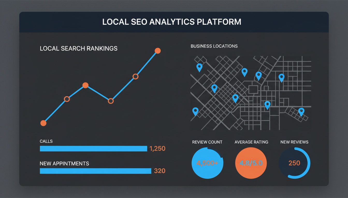 local seo performance metrics dashboard for chiropractors