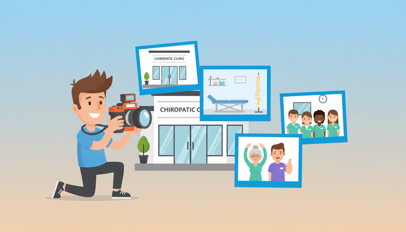 professional photos being added to chiropractic Google Business Profile