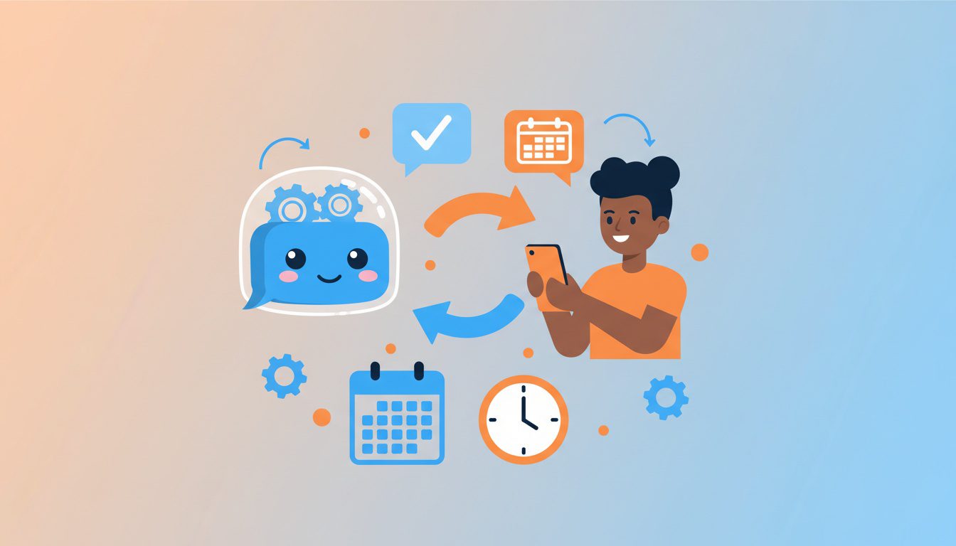 AI appointment reminder system with two way communication between chiropractic practice and patients