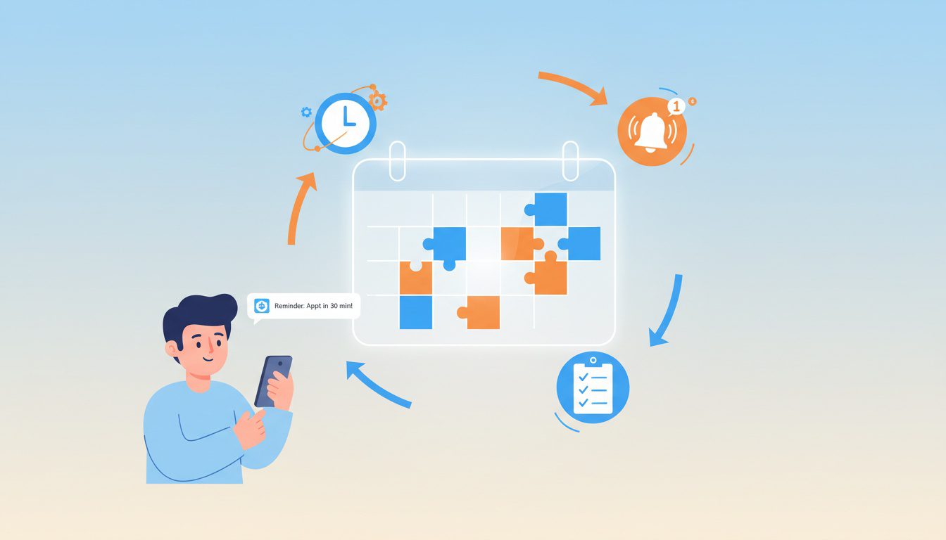 AI-powered scheduling software automating chiropractic appointments and reminders