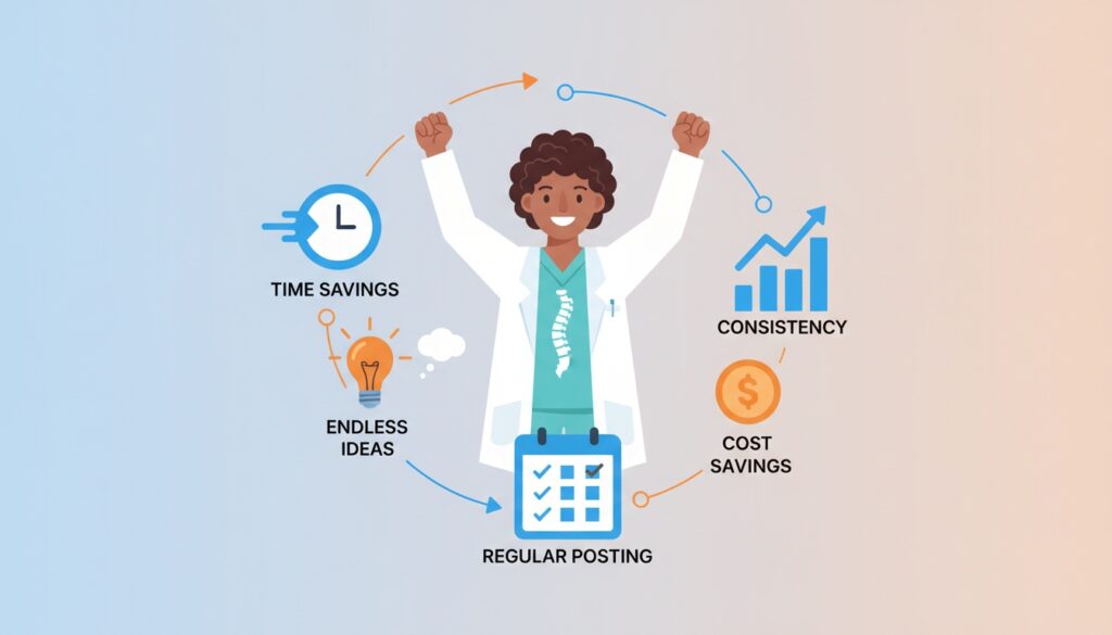 Benefits of using AI for chiropractic video script writing and content creation