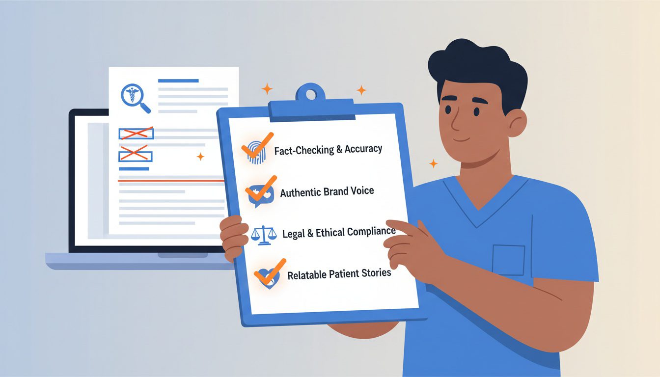 Best practices checklist for reviewing and improving AI-generated chiropractic content before publishing