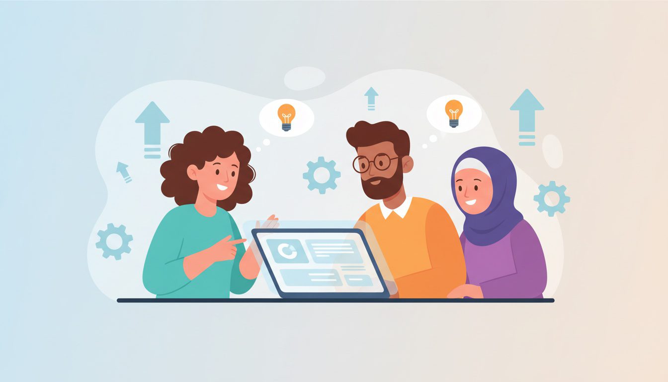 Chiropractic team training on new AI automation technology and practice management tools