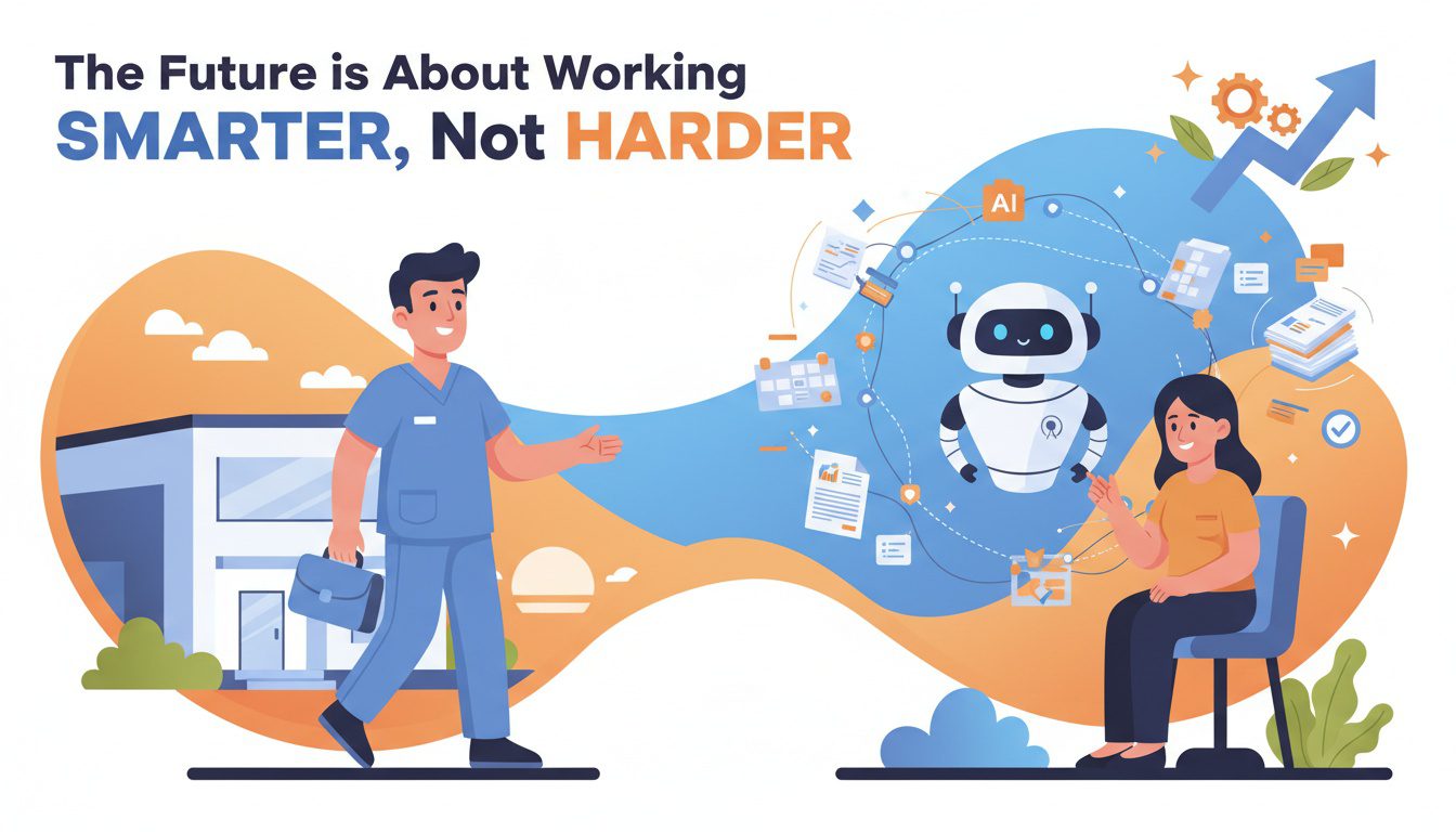 Chiropractor achieving work-life balance with AI automation handling administrative tasks