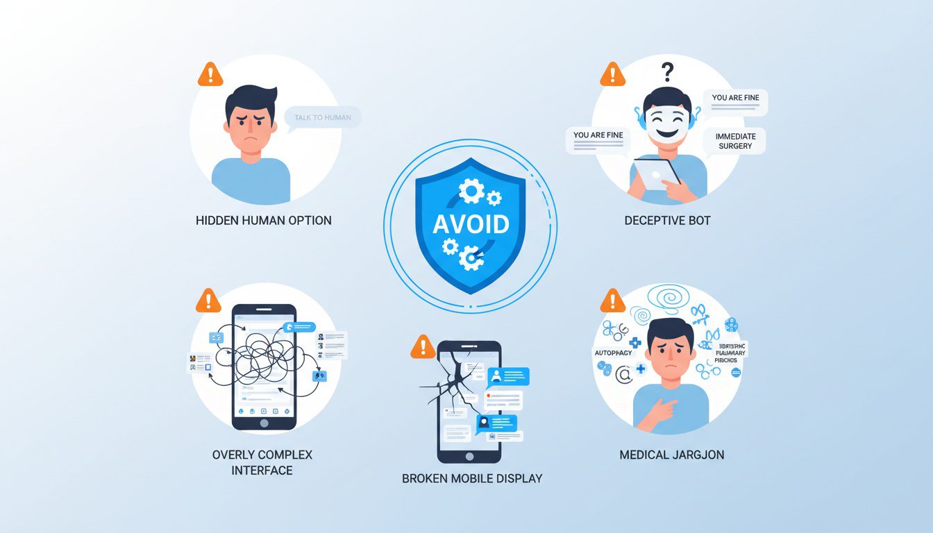 Common mistakes to avoid when implementing AI chatbot for chiropractic practice