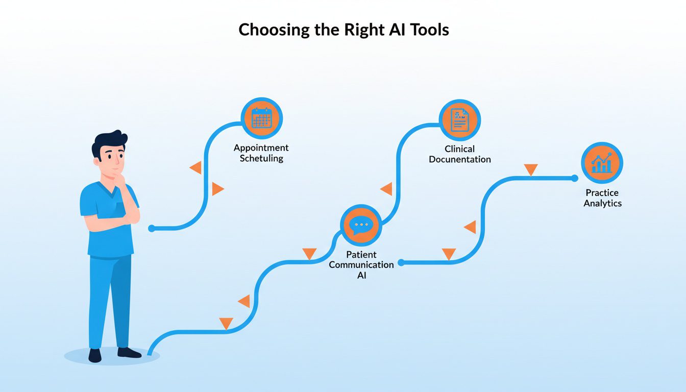 Decision framework for chiropractors choosing the right AI automation tools for their practice