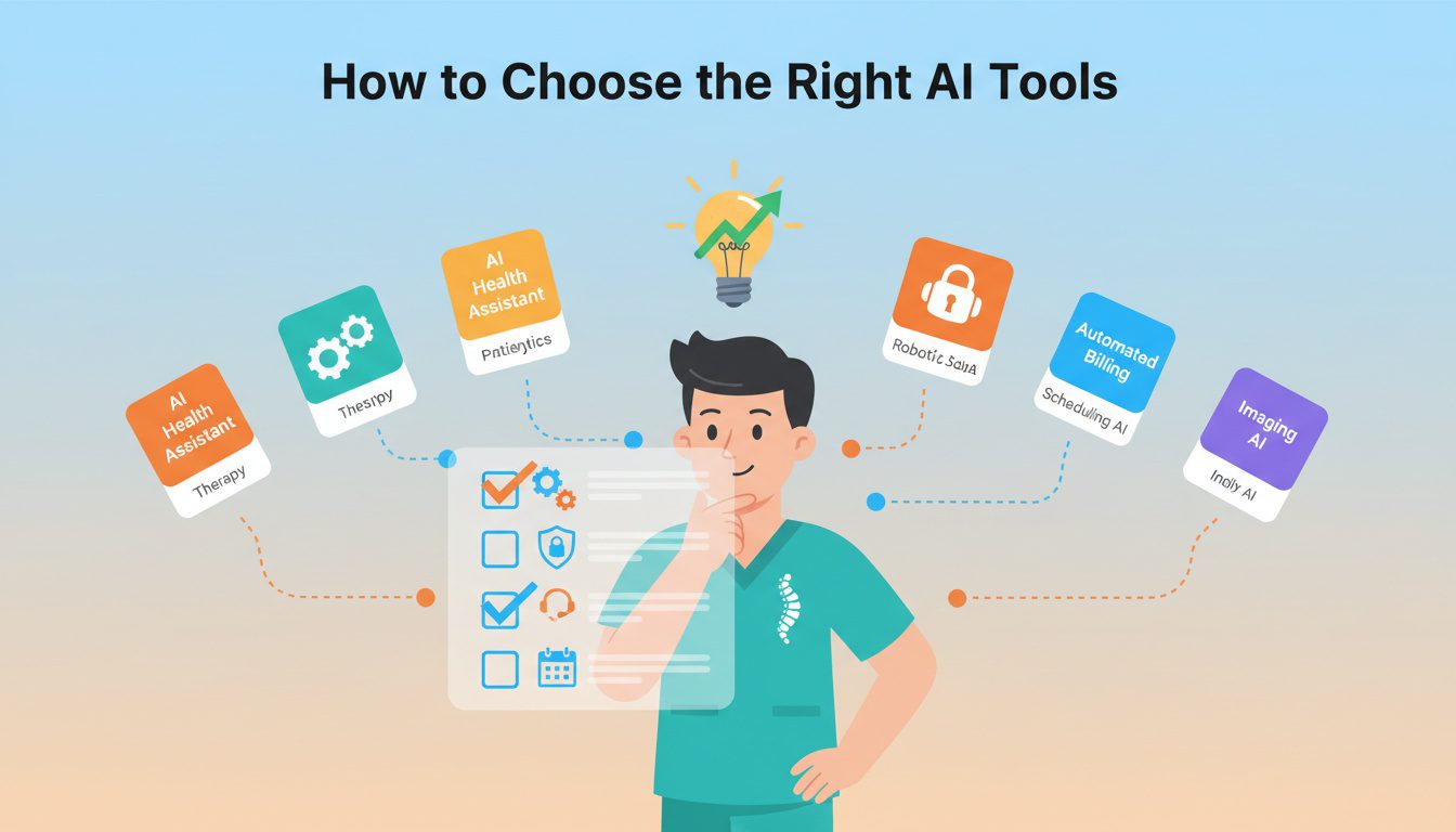 Framework for selecting the right AI tools for chiropractic practice