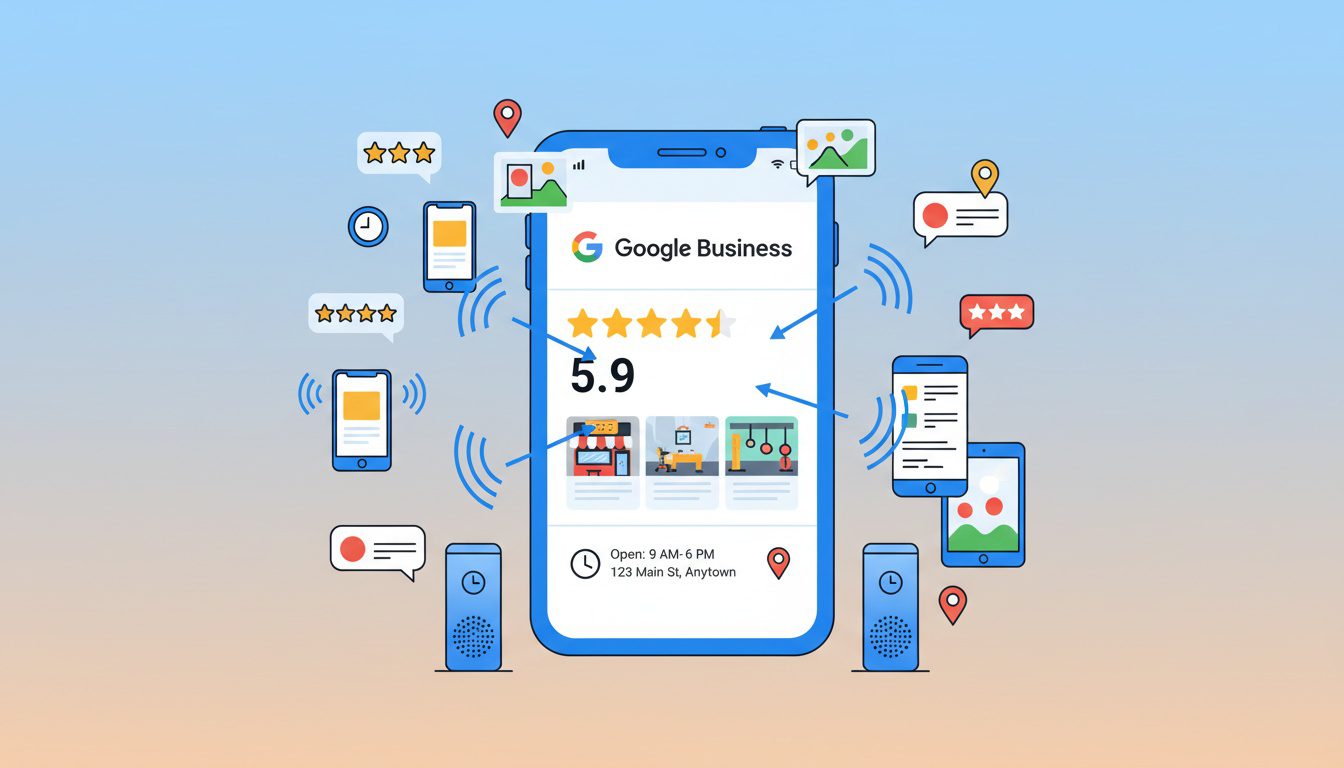 Google Business Profile optimization attracting voice search traffic from multiple devices and voice assistants