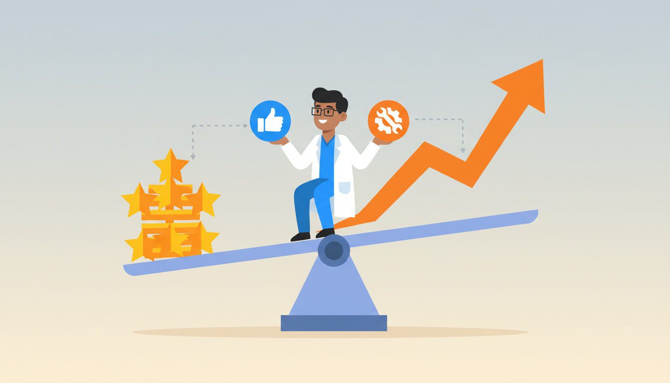 Handling three and four star chiropractic reviews with balanced professional responses