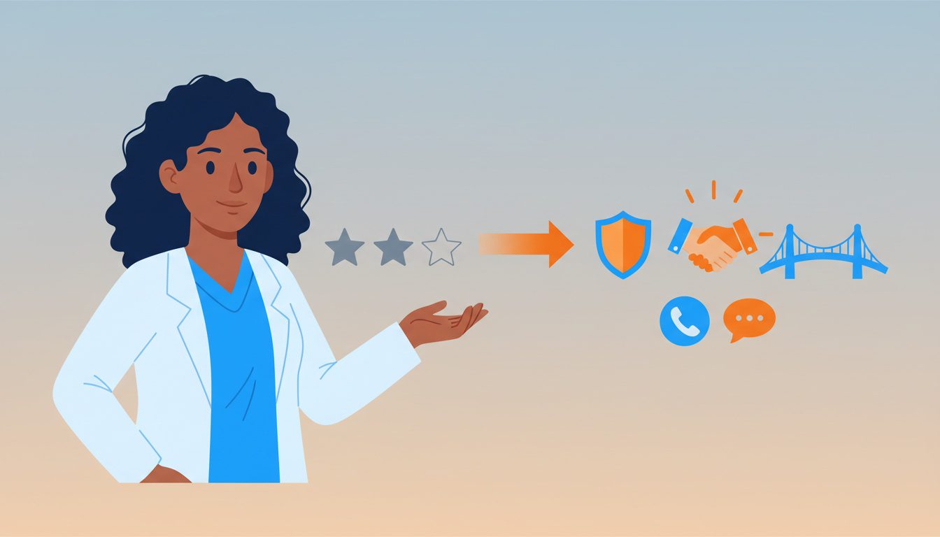 Professional strategies for responding to negative one and two star chiropractic reviews