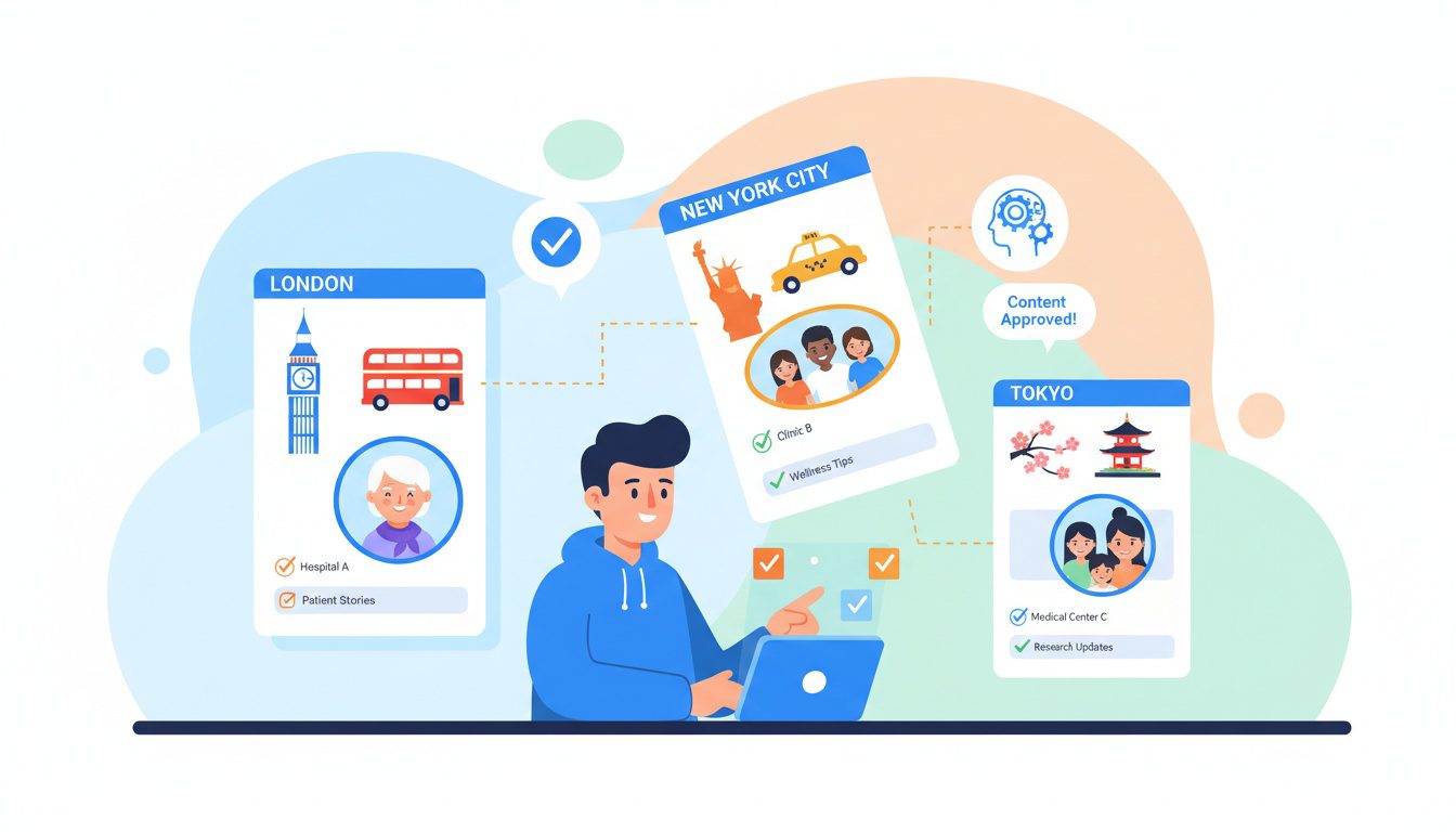 creating unique location specific content for chiropractic multi location website