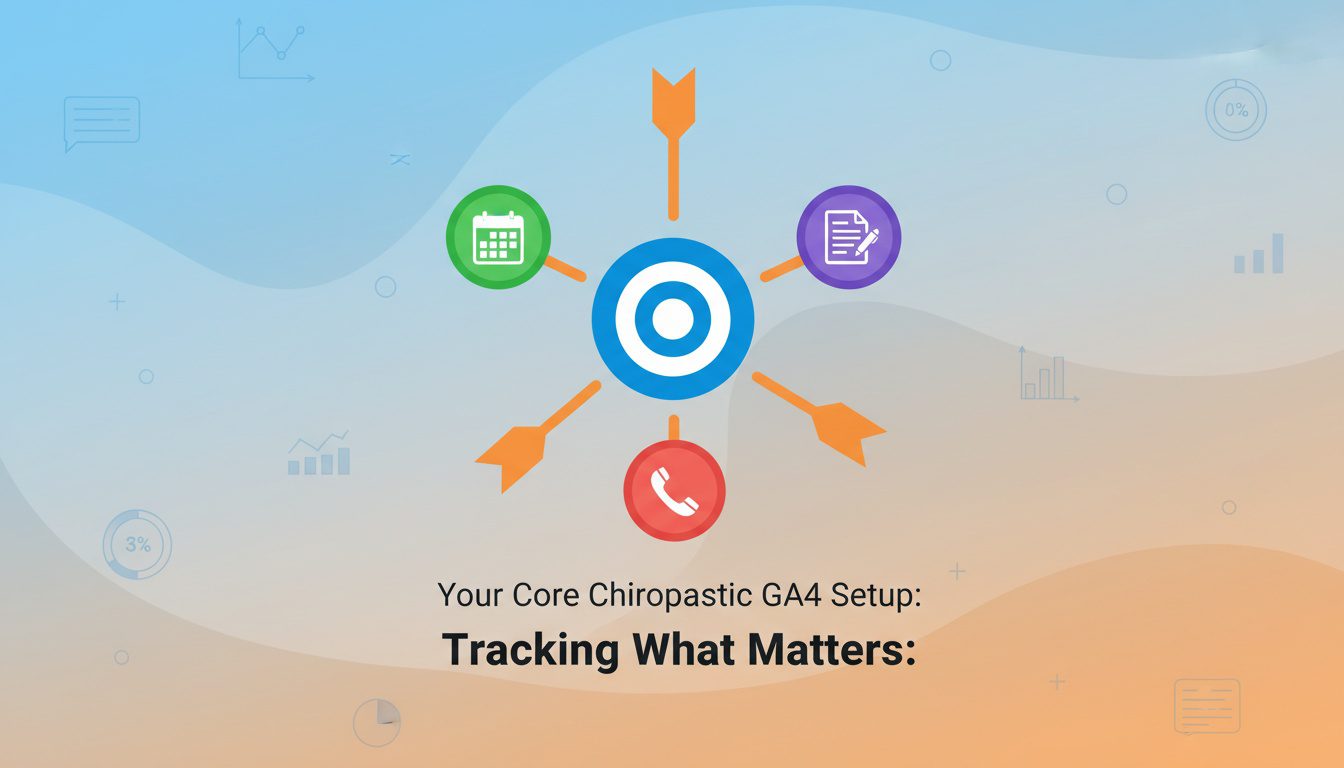 tracking key conversions in Google Analytics 4 for chiropractic practices