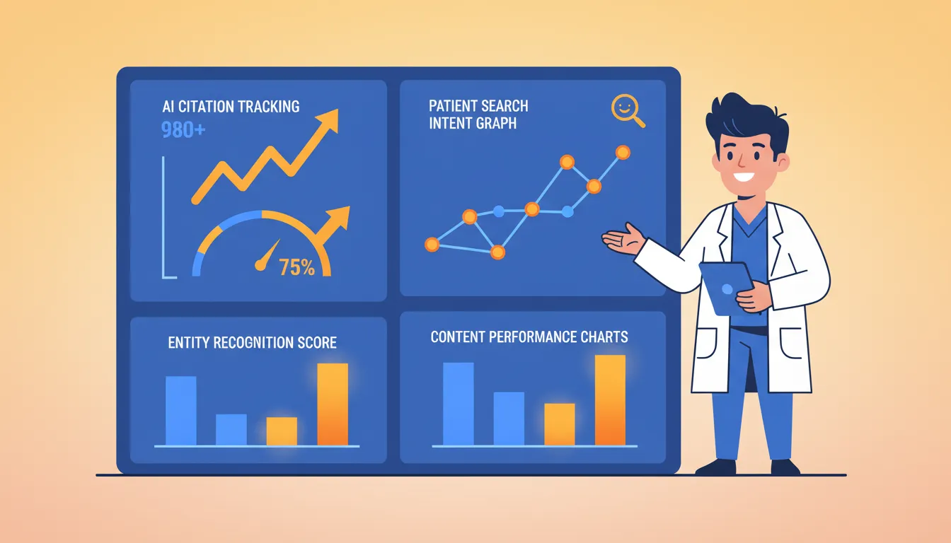 AEO metrics and analytics dashboard for chiropractic marketing performance