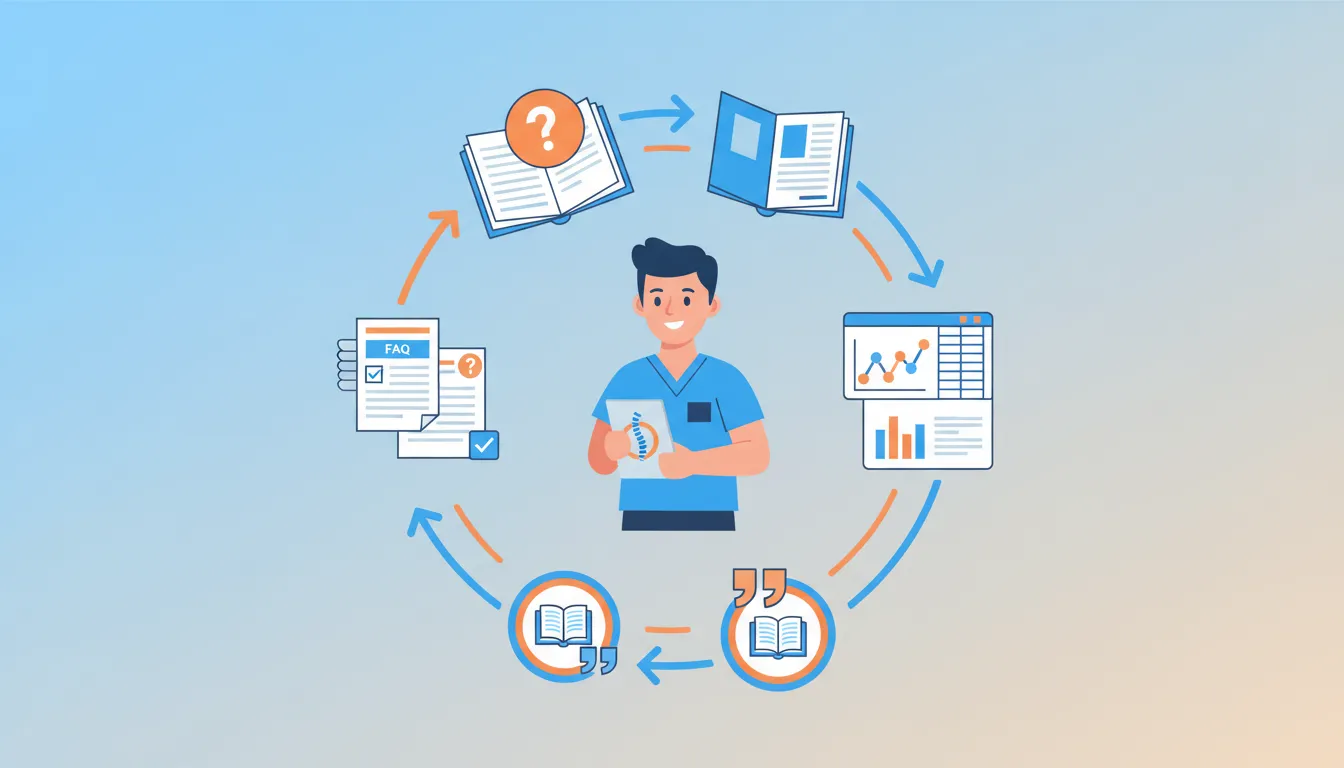 AI optimized content strategy workflow for chiropractic practice