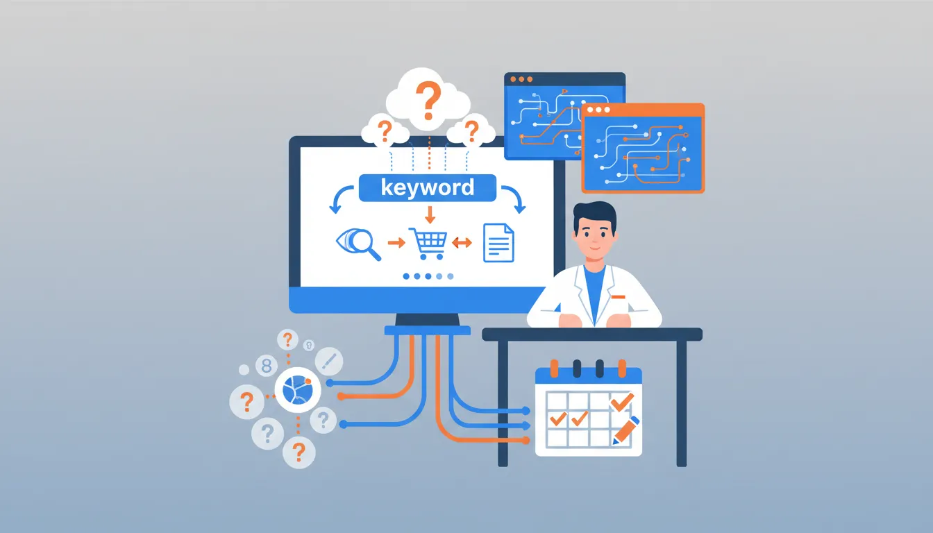 AI powered keyword research process for chiropractic content strategy