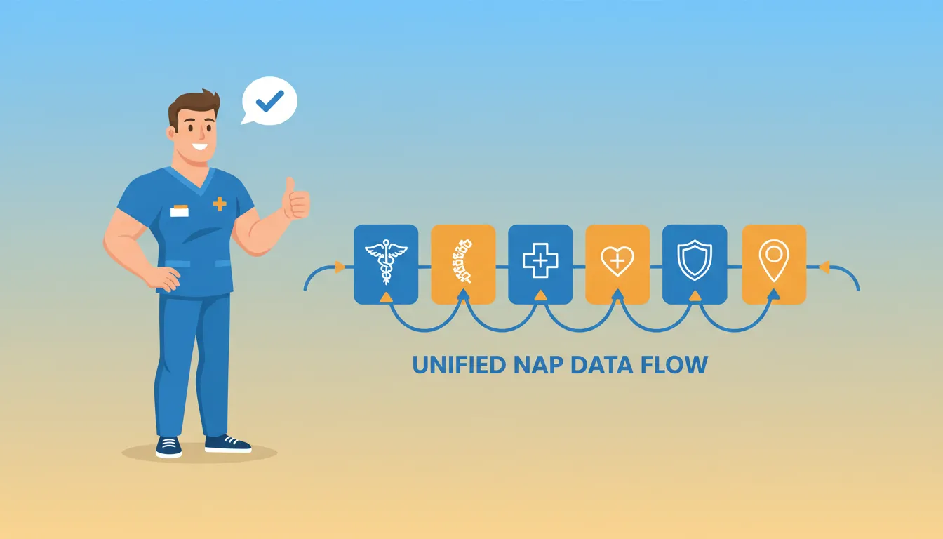 Healthcare directories for chiropractors showing NAP consistency across medical listing platforms