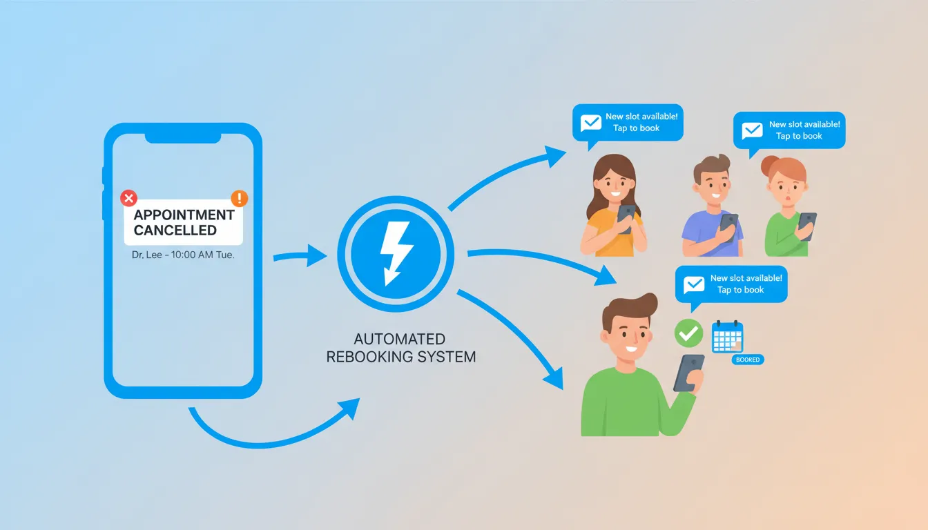 automated waitlist system filling cancelled chiropractic appointments instantly