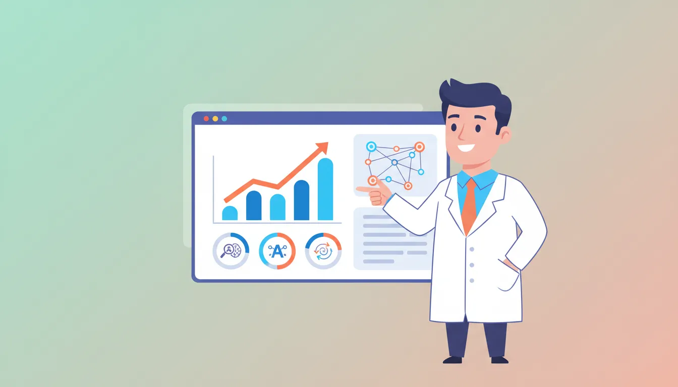 chiropractic AEO performance metrics dashboard showing AI citation growth