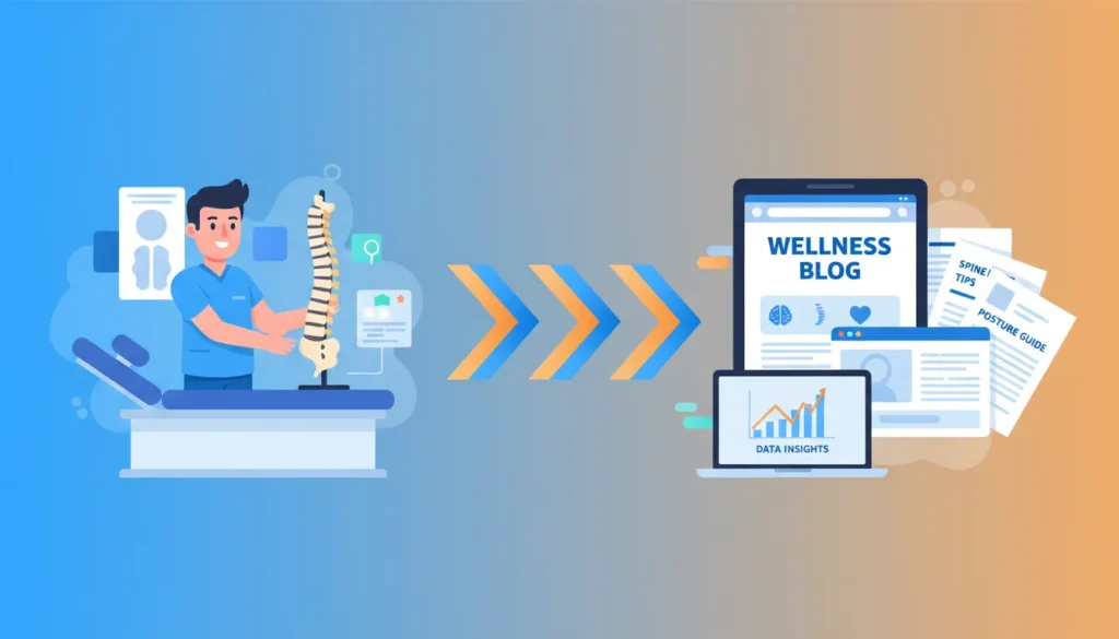 chiropractic clinical expertise transforming into patient education content