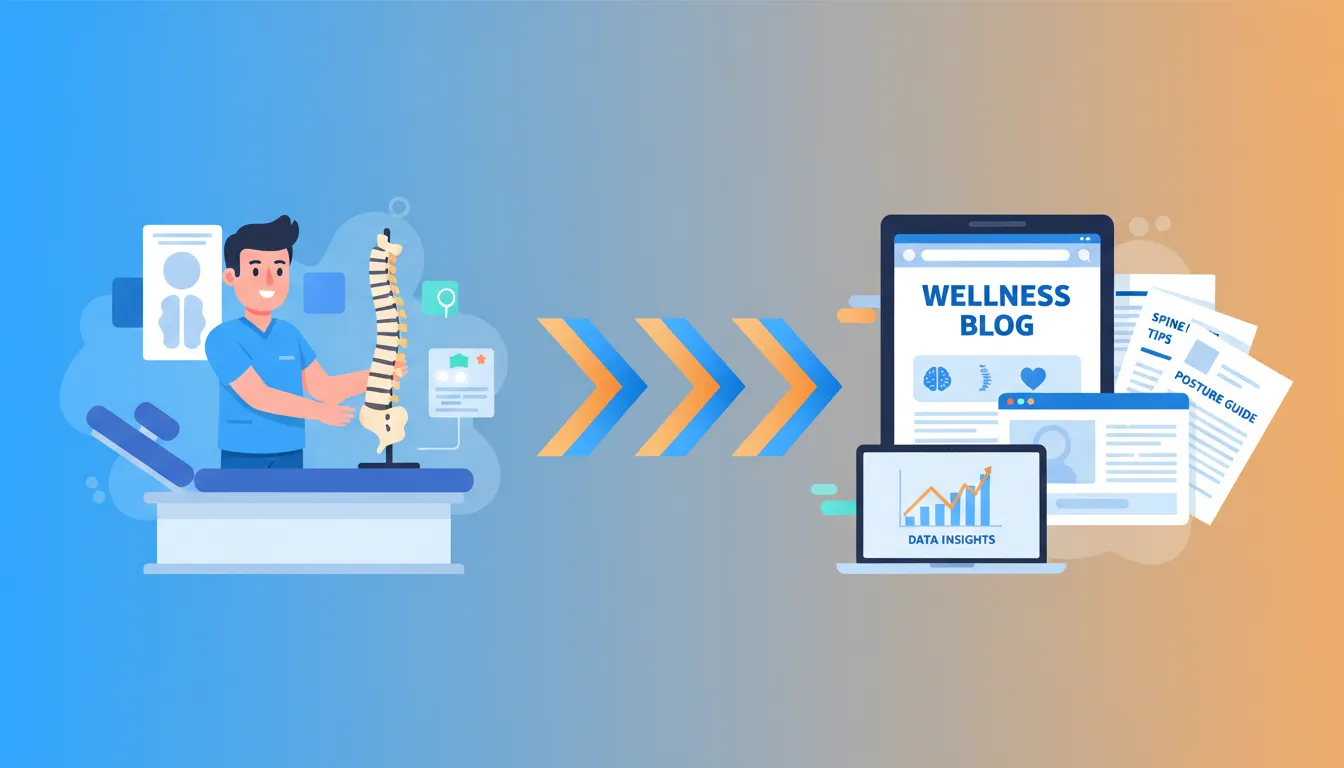 chiropractic clinical expertise transforming into patient education content