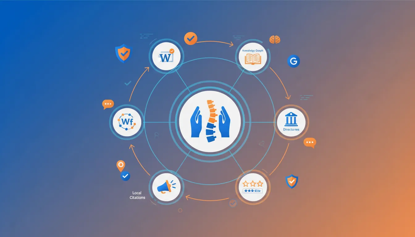 chiropractic entity authority network with knowledge graph connections