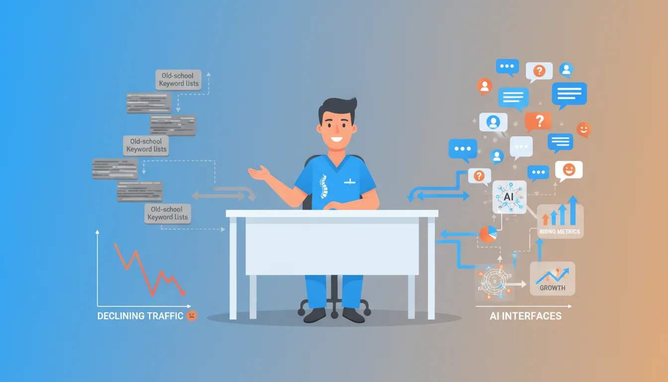 chiropractic keyword research evolution from traditional SEO to AI Answer Engine Optimization