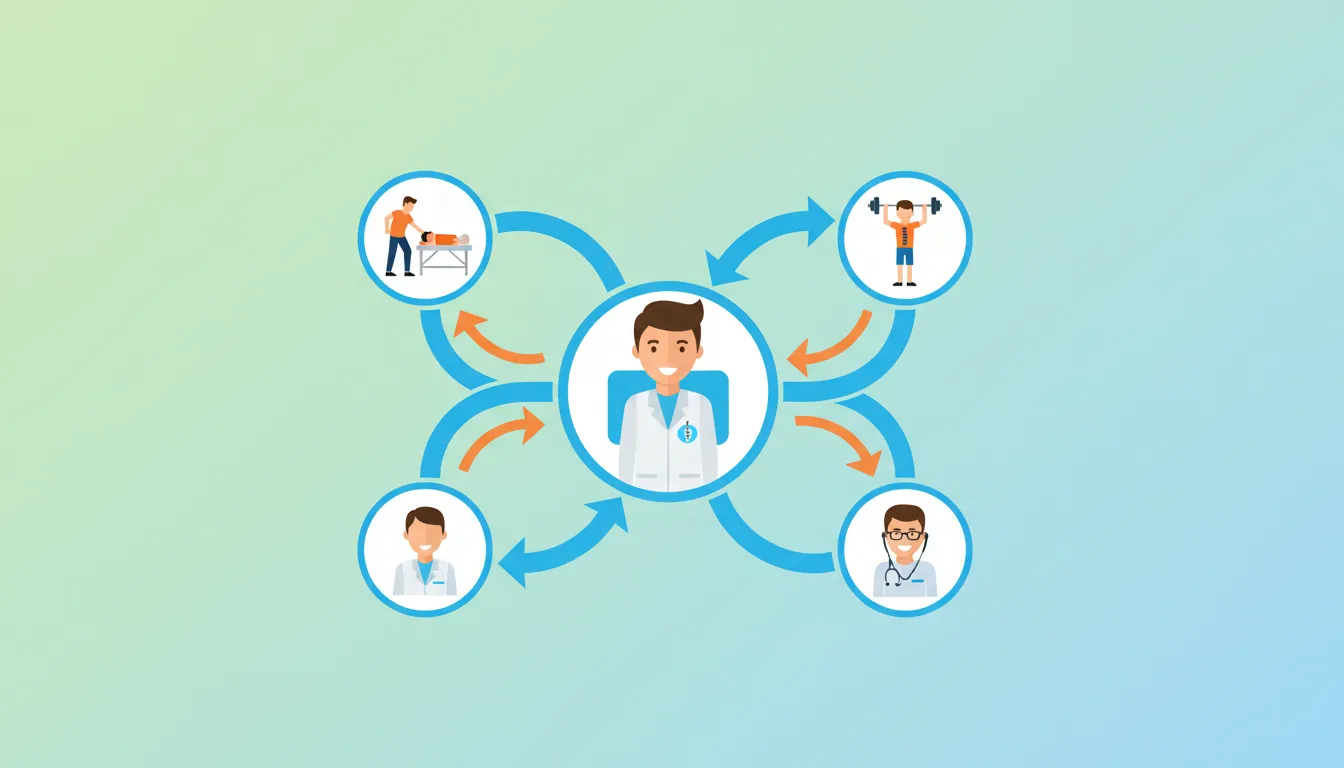 chiropractic referral network with complementary healthcare providers