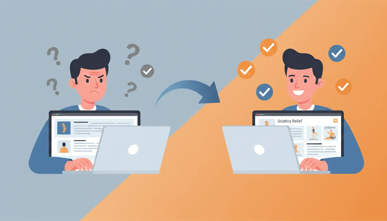 chiropractic website personalization comparison showing generic versus personalized patient experience