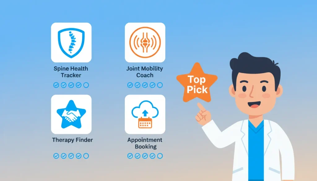chiropractic website personalization tools comparison showing platform features and ratings
