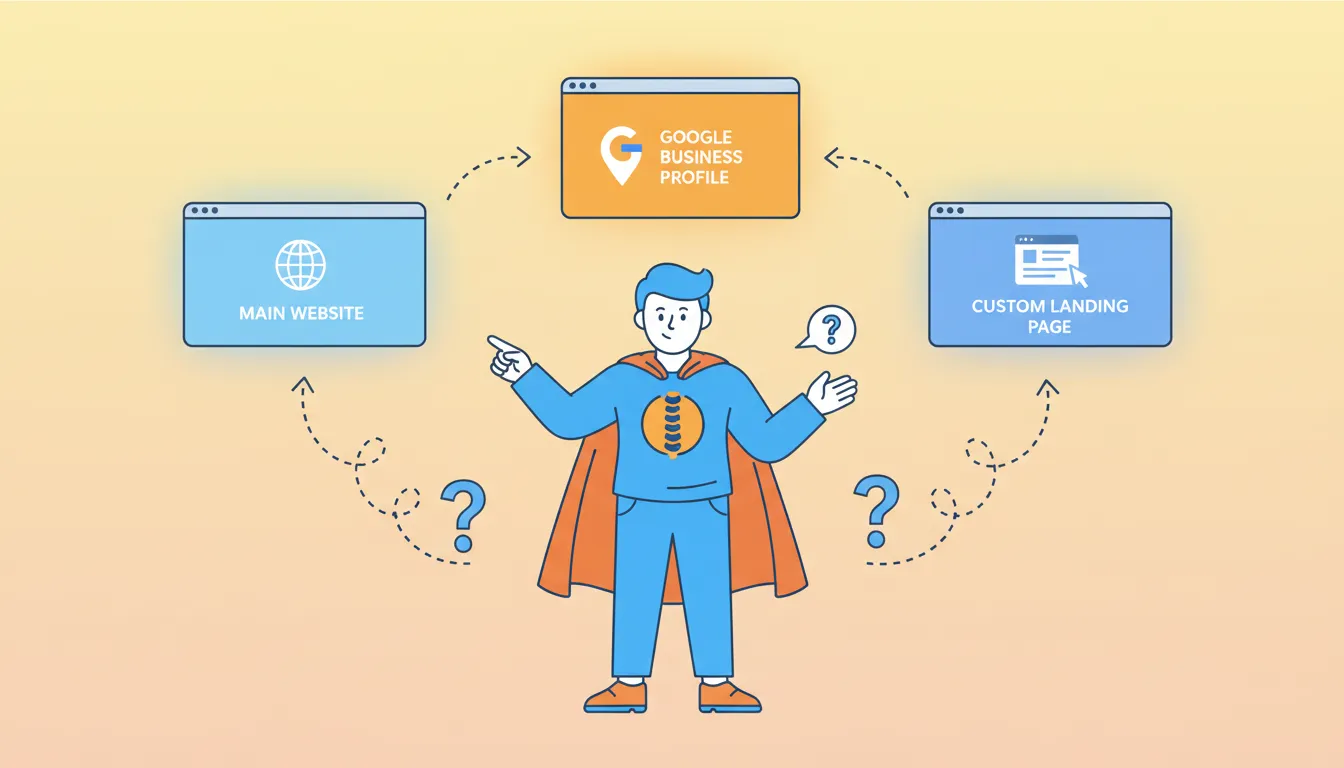 chiropractor deciding where local backlinks should point for best conversions