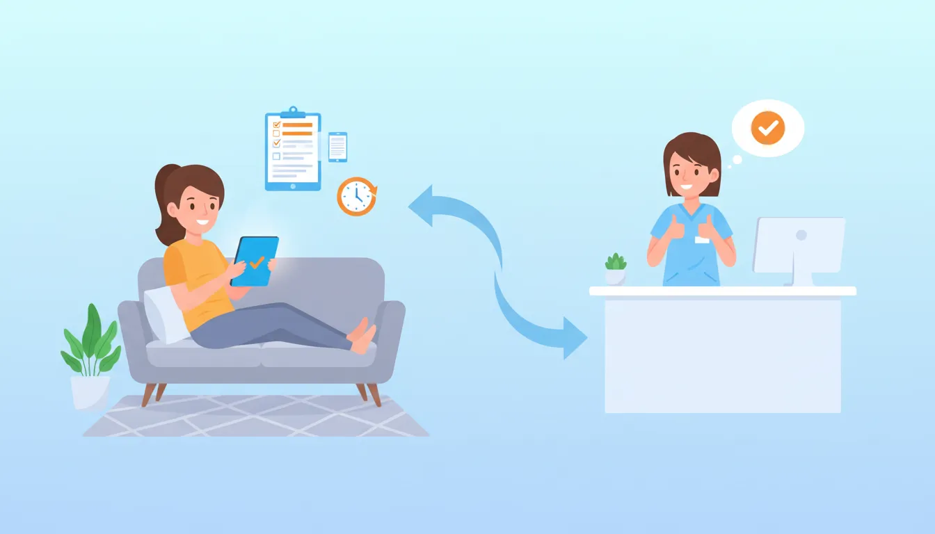 digital patient intake forms reduce chiropractic no shows and wait times