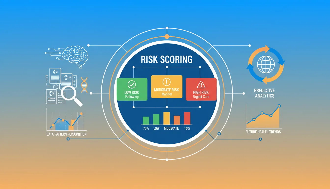 predictive AI risk scoring dashboard identifying high-risk no-show patients in chiropractic practice