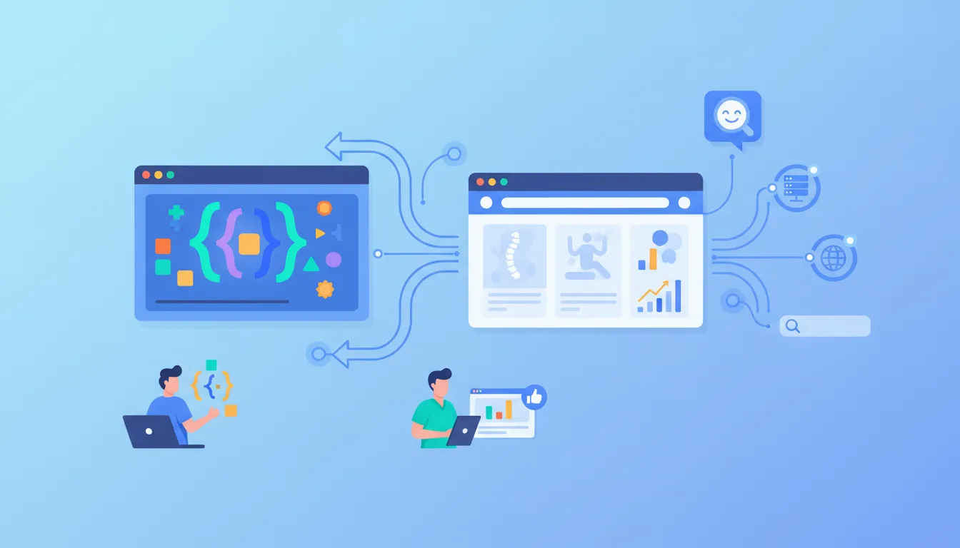 MedicalBusiness schema markup implementation connecting to AI search visibility