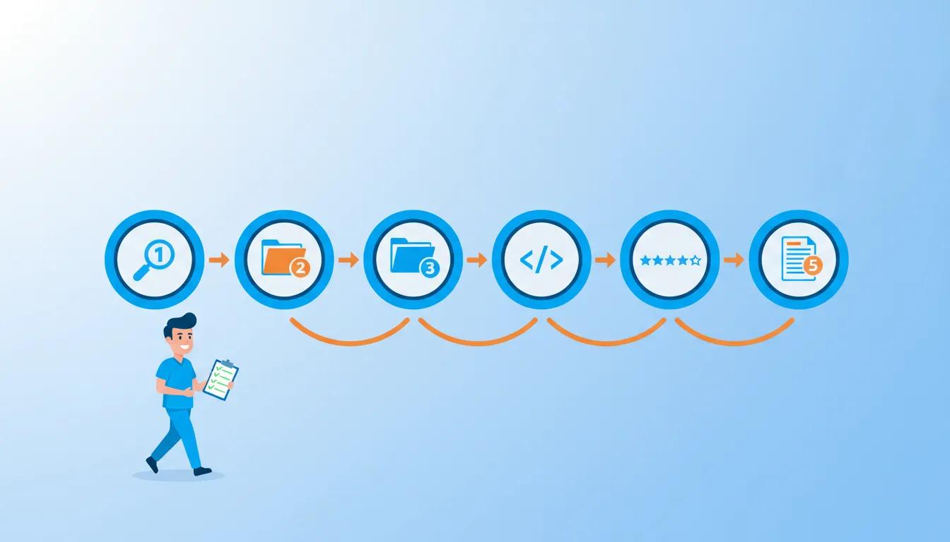 step by step digital footprint audit process for chiropractic clinics