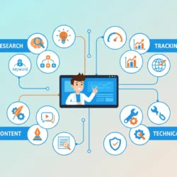 AI SEO toolkit dashboard for chiropractic practice management