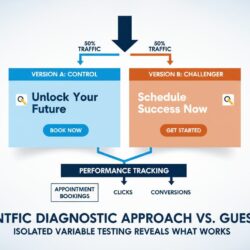 A_B testing methodology comparing two versions to determine which drives better marketing results