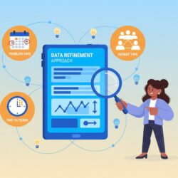 Analytics dashboard showing chiropractic practice no show patterns and data trends for improvement