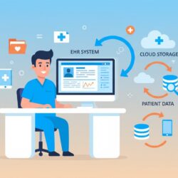 Chiropractic EHR and cloud storage integration workflow