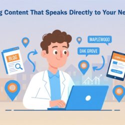 Creating neighborhood-specific content and landing pages for chiropractic website
