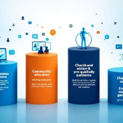 Four key webinar benefits showing authority building_ high-quality lead generation_ community education_ and evergreen content creation