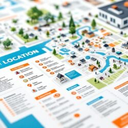 Local Intelligence Document template showing neighborhood data organization for AI content creation