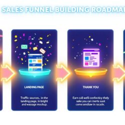 Step-by-step visual guide for building your first sales funnel