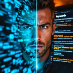 Traditional keyword research confusion versus AI-powered clarity for chiropractors