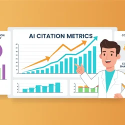 chiropractic AI authority analytics dashboard showing citation growth and conversions