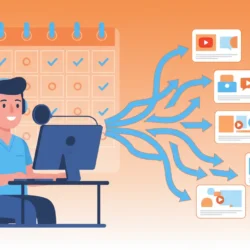 chiropractic video batching workflow one recording session to month of content