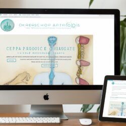 chiropractic website mockup