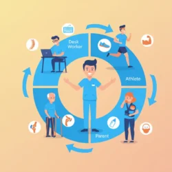 chiropractic wedge strategy diagram showing patient segmentation for targeted advertising