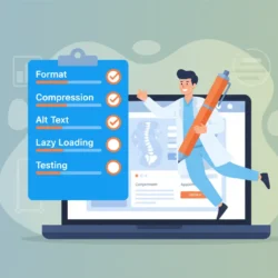 complete image optimization checklist for chiropractic websites with all essential steps